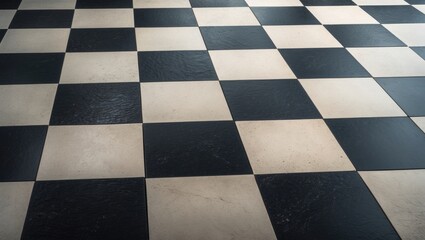 Square tiled stone pattern for vintage and modern floors