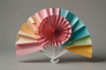 fan on white background