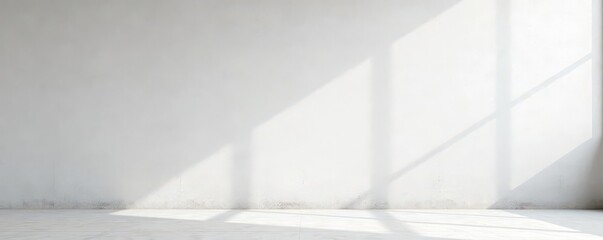 Obraz premium Textured white-grey concrete wall, panoramic view , concrete, background