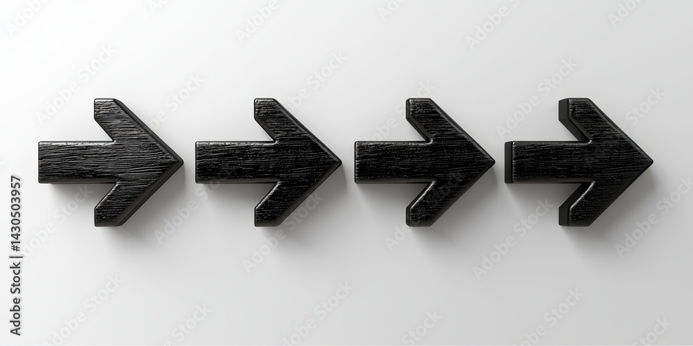 Aufkleber black grunge arrow collection for directional design elements, creative projects, and graphic art us