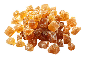 Brown Sugar Cubes with Close Up.