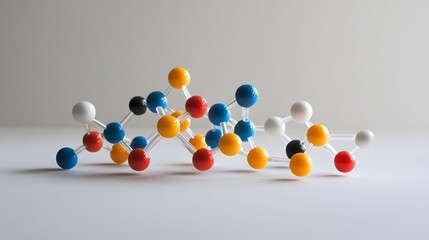 Microscopic molecular structure model