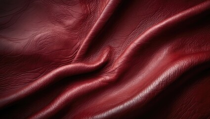 Fototapeta premium Vintage red leather texture background