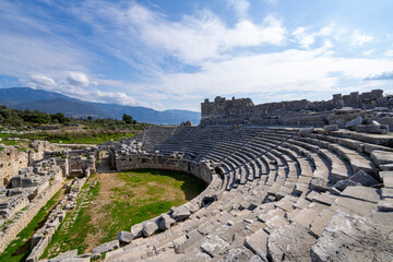 Xanthos or Xanthus Letoon which was the capital of Lycia, illustrates the blending of Lycian...
