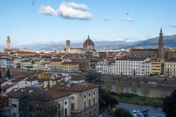 Obraz premium The Old Town of city of Florence, Tuscany Region, Italy