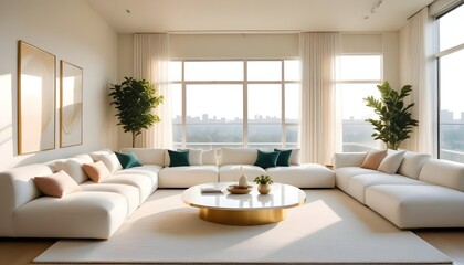 Fototapeta premium interior modern design room 3d