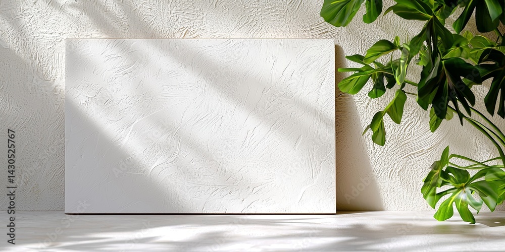 Aufkleber textured white wall with rough surface, perfect for background and design projects, showcasing simpl