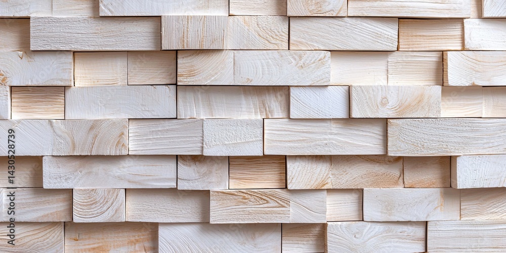Poster Lightly weathered white wood planks with rustic texture, creating a charming background for various creative projects and interior design applications
