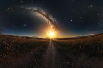 Fototapeta premium road to the sky