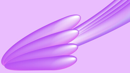 Abstract Pink Arches in 3D - 4K Wallpaper