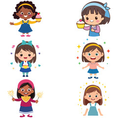 happy kids with a gift