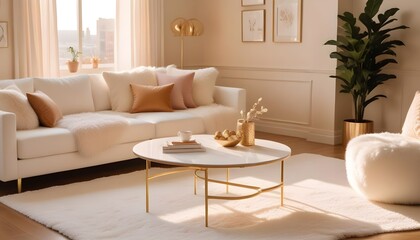 interior modern design room 3d