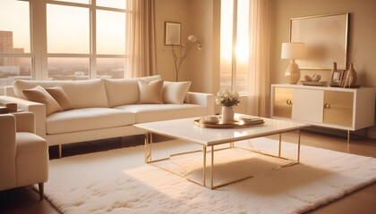 Fototapeta premium interior modern design room 3d