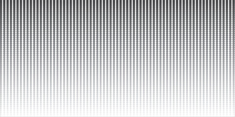 Obraz premium Dotted halftone gradient texture. Vanishing polka dot background. Repeating dots gradation pattern background. Black fading comic pop art overlay backdrop. Raster effect wallpaper. vector