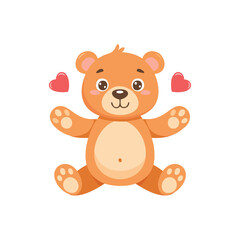 Cute Rabbit Holding a Bouquet of Flowers