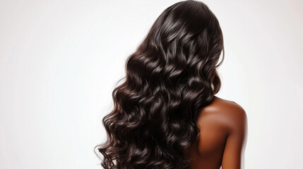 Naklejka premium black hair 