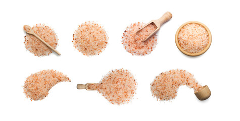 Himalayan Pink Salt Isolated