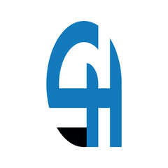 CH letter icon Logo alphabet vector design.