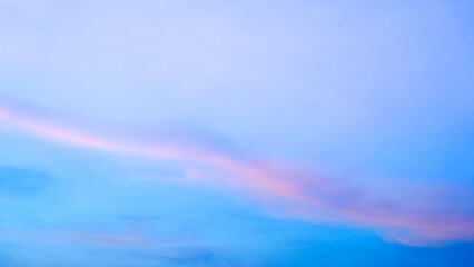 Fototapeta premium rainbow in the sky with blur background