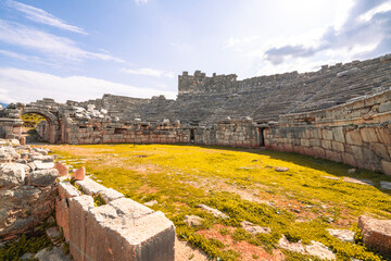 Xanthos or Xanthus Letoon which was the capital of Lycia, illustrates the blending of Lycian...