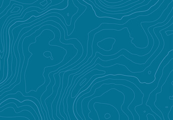 Topographic map background with altitude lines. Abstract terrain topography with elevation levels of the relief
