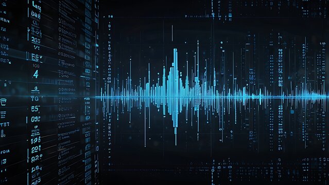 abstract binary code background