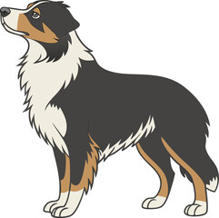 vector illustration of a dog