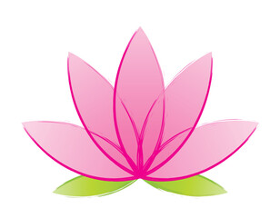 FLEUR DE LOTUS 2 - Illustration vectorielle