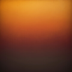 Golden Sunset Horizon with Warm Gradient Tones and Atmospheric Glow | AI Landscape Art