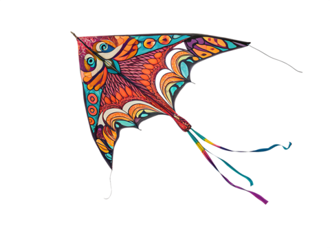 kite on white background PNG