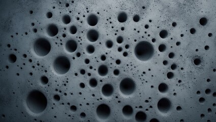 Hardened Wet Ash Texture Resembling Surface or Bacterial Colonies - Trypophobia Warning