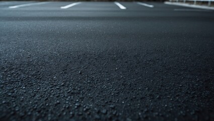 Fototapeta premium Freshly laid hot asphalt surface
