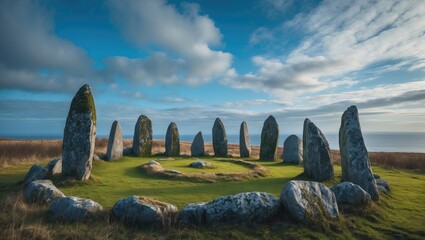 Kaseberga: Ancient ritual site with rock formations in Scandinavia