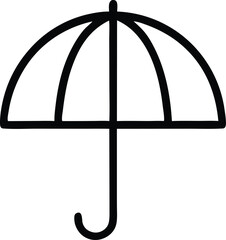 Umbrella simple icon set. Umbrella. Vector illustration