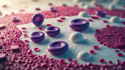 Blood smear analysis reveals abnormal white blood cells and their role in leukemia and anemia