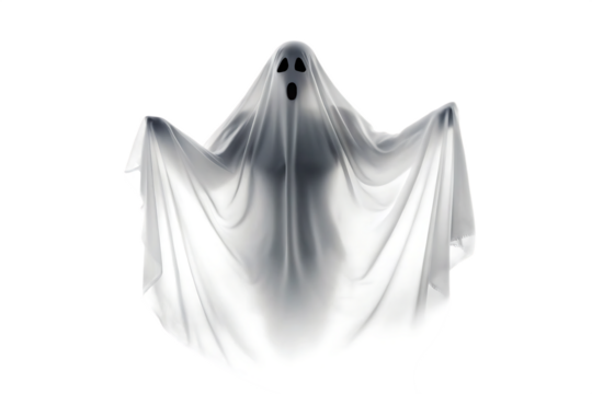 ghost isolated on white background PNG