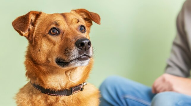 Training Session with Dog and Professional Trainer Focusing on Effective Teaching Techniques