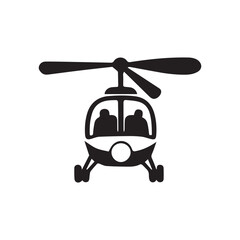 helicopter vector illustration