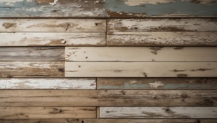 Obraz premium Abstract wooden board background with furniture objects for use in design