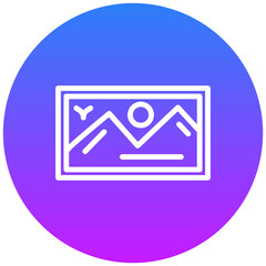 Fototapeta premium Exhibit Design Icon
