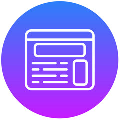 Fototapeta premium Banner Icon