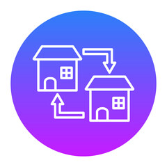House Exchange Icon