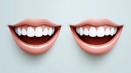 Naklejka premium Smile Vector Template Design Illustration