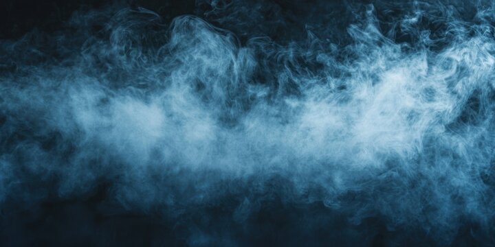 A dramatic, moody composition featuring wisps of mysterious fog rolling through the air