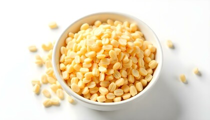 rice cereal isolated on white