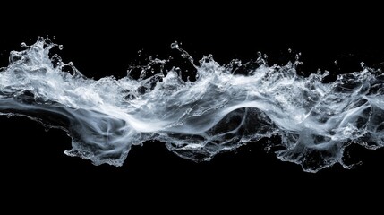 Obraz premium Abstract Water Splash with Grey and White Texture