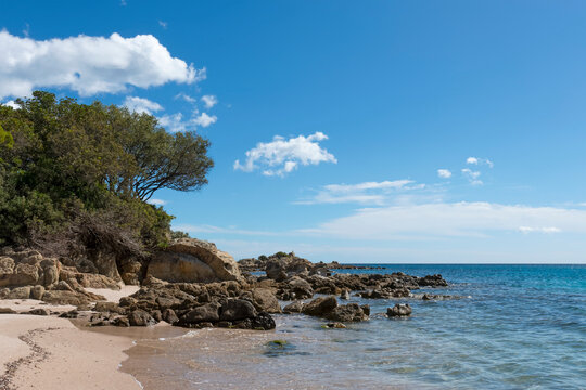 sea ocean rocky coast stone Corsica