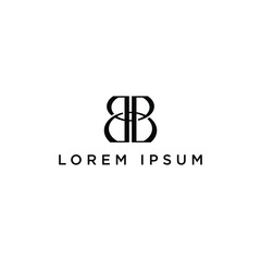 Obraz premium BB logo icon vector