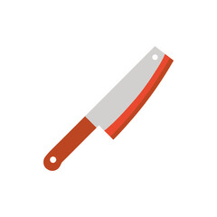 Butcher Knife Icon isolated on transparent background
