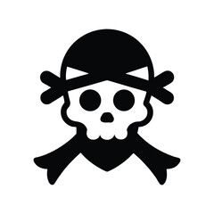 pirate skull and crossbones